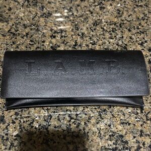 L.A.M.B. Black sunglass case